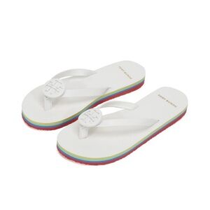 Tory Burch White Minnie Flip Flops NWT